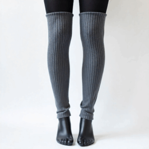 grey leg warmers